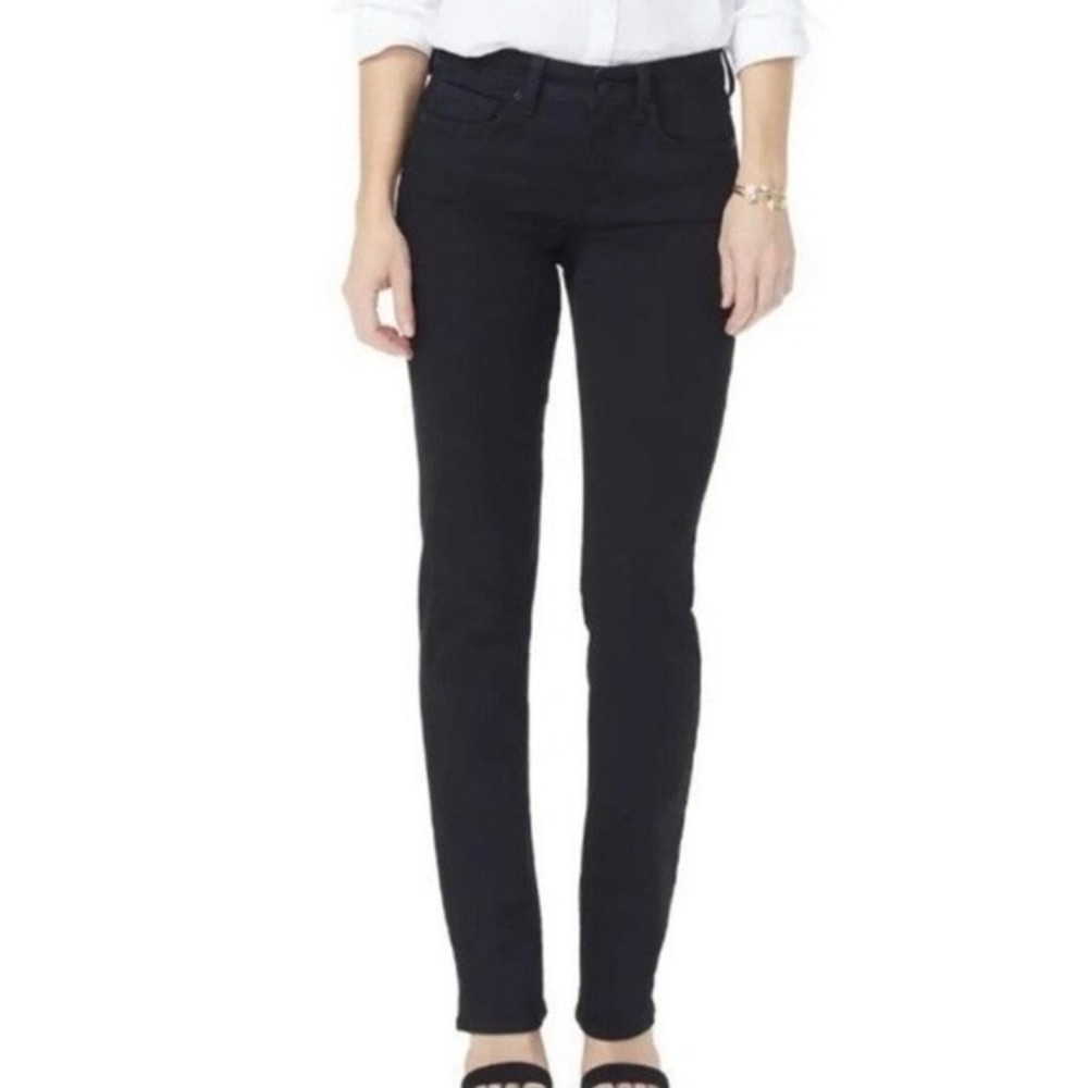 NYDJ Straight Leg Jeans - Deep Black